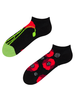 Socquettes rigolotes Coquelicot