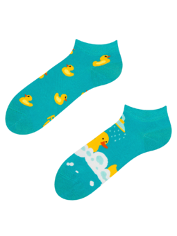 Veselé kotníkové ponožky Kačenky