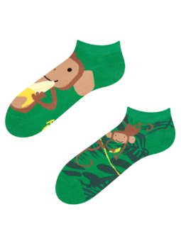 Veselé členkové ponožky Opice