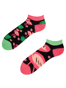 Členkové veselé ponožky Plameniaky