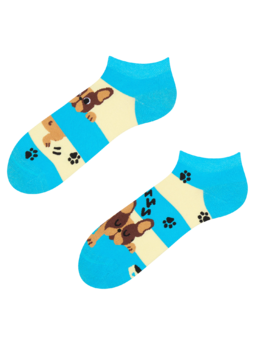 Весели къси чорапи Кучета и райета