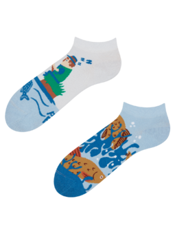 Socquettes rigolotes Pêche
