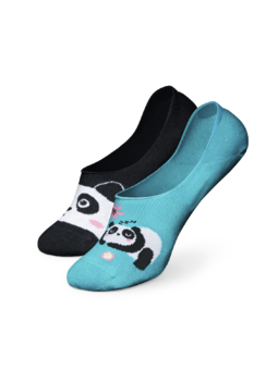 Chaussettes invisibles rigolotes Panda