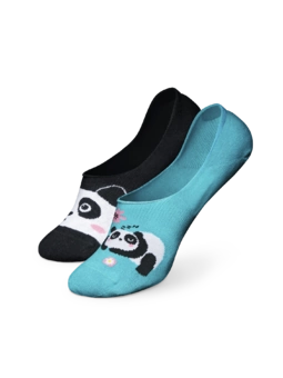 Chaussettes invisibles rigolotes Panda