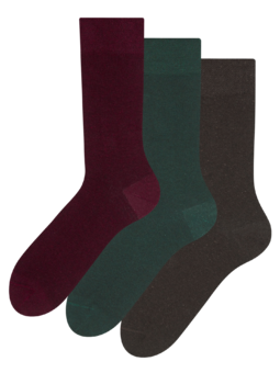 3 чифта чорапи от рециклиран памук Джентълмен