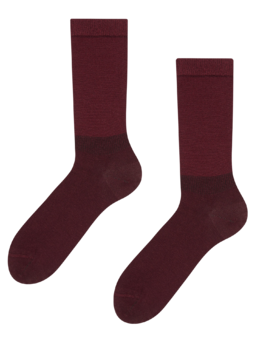 Wine Red Bamboo Socks Comfort