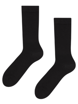 Čierne bambusové ponožky Komfort
