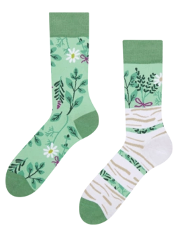 Veselé ponožky Bylinky