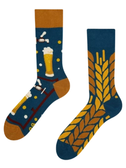 Chaussettes rigolotes L'heure d'une bière