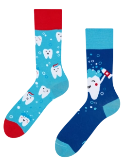 Veselé ponožky Čisté zoubky