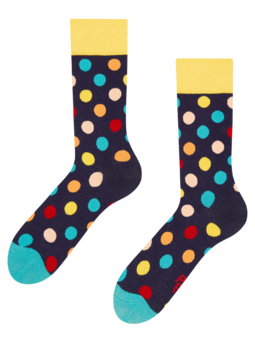 Veselé ponožky Farebné bodky