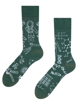 Chaussettes rigolotes Physique contre chimie