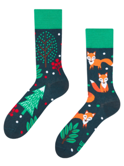 Veselé ponožky Hrdzavá líška