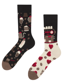 Chaussettes rigolotes Cafétéria