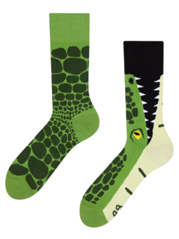 Vrolijke sokken Krokodil