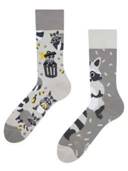 Chaussettes rigolotes Raton laveur