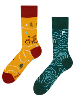 Vrolijke sokken Op de route
