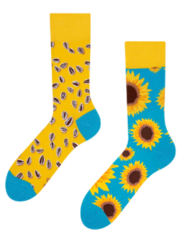 Vrolijke sokken Zonnebloem