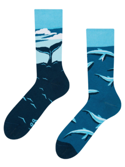 Lustige Socken Wal
