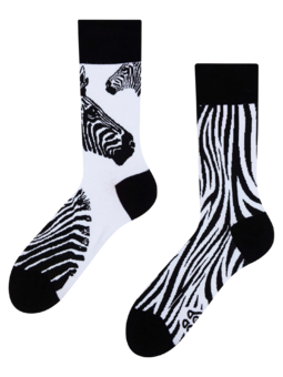 Lustige Socken Zebra
