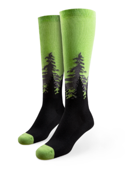 Veselé bežecké kompresné ponožky Les