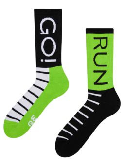 Sports Socks Go Run