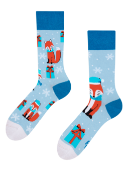 Весели чорапи Зимна лисица