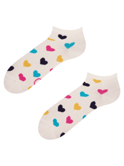 Ankle Socks Colourful Hearts