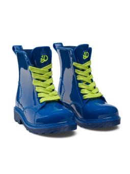 Bottes de pluie bleu océan rigolotes pour enfants