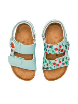 Sandales en liège pour enfants Petites fraises