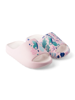 Sandales rigolotes chunky pour enfants Feuilles et papillons