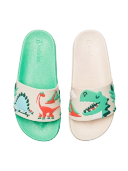 Sandales rigolotes pour enfants Skatepark dinosaure