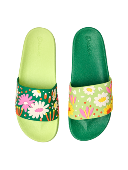 Sandales rigolotes pour enfants Fleurs de jardin