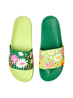 Sandales rigolotes pour enfants Fleurs de jardin