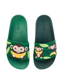 Sandales rigolotes pour enfants Singe dans la jungle