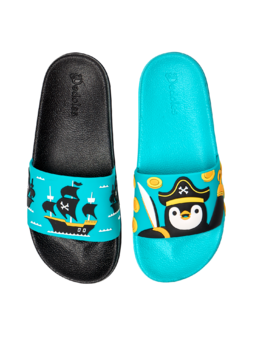 Sandales rigolotes pour enfants Bateau pirate
