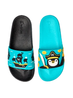 Sandales rigolotes pour enfants Bateau pirate