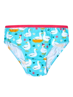 Culotte rigolote pour filles Oies et fleurs