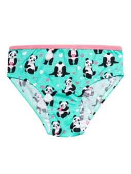 Culotte rigolote pour filles Panda et petits cœurs