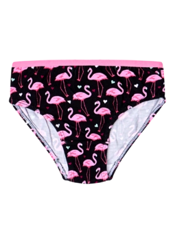 Culotte rigolote pour filles Cœurs et Flamants roses