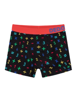 Boxer rigolo pour garçons Nombres