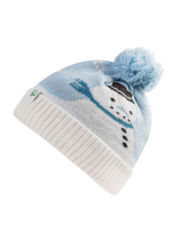 Wesoła dziecięca czapka zimowa Śnieżny czas