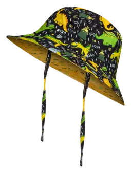 Chapeau bob rigolo pour enfants Dinosaures