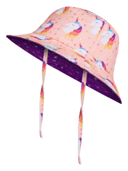 Živahni otroški ribiški klobuk Barviti samorog