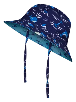 Chapeau bob rigolo pour enfants Baleine heureuse