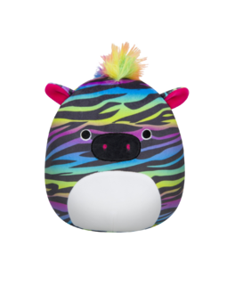 SQUISHMALLOWS Dúhová zebra Safiyah, 20 cm