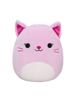 SQUISHMALLOWS Ružová trblietavá mačka Celenia, 20 cm