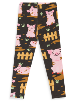 Legging en coton rigolo pour enfants Cochons à la ferme