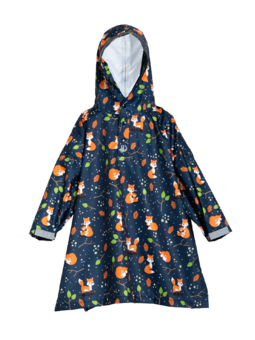 Manteau de pluie rigolo pour enfants Renard dans la nature