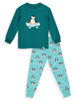 Veselé dětské pyžamo Tučňák na ledě